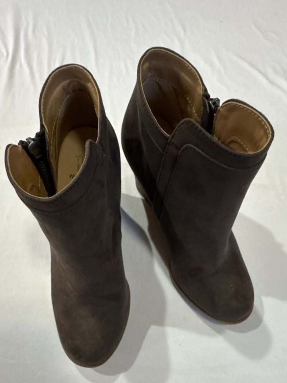 639 Women's Memory Foam Wedge Ankle Boots